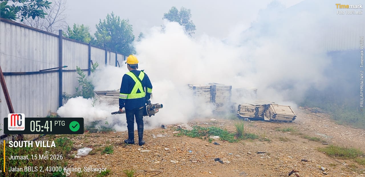 Termite soil treatment at construction site — Megah Group Resources